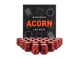 Mishimoto Steel Acorn Lug Nuts M14 x 1.5 - 24pc - MMLG-AC1415-24RD