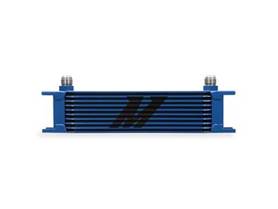 Mishimoto Universal 10 Row Oil Cooler - Blue - MMOC-10BL