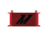 Mishimoto Universal 19 Row Oil Cooler - Red - MMOC-19RD