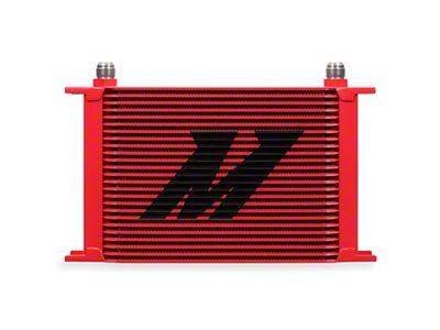 Mishimoto Universal 25 Row Oil Cooler - Red - MMOC-25RD