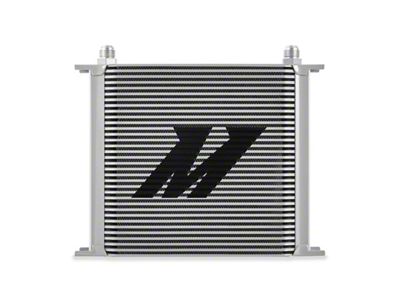 Mishimoto Universal 34 Row Oil Cooler - Silver - MMOC-34SL