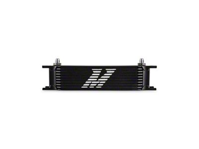 Mishimoto Universal - 6AN 10 Row Oil Cooler - Black - MMOC-10-6BK