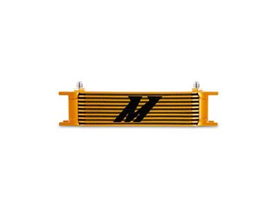 Mishimoto Universal -6AN 10 Row Oil Cooler - Gold - MMOC-10-6GD