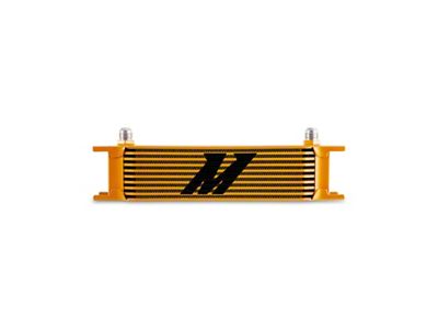 Mishimoto Universal -8AN 10 Row Oil Cooler - Gold - MMOC-10-8GD