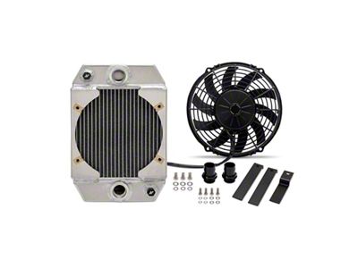 Mishimoto Universal Drag Race Performance Aluminum Radiator - Natural