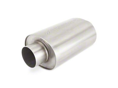 Mishimoto Universal Resonator with 3in Inlet/Outlet - Brushed - MMEXH-RES-3BR