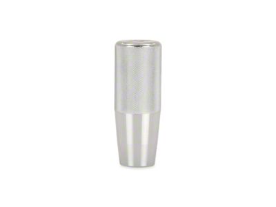 Mishimoto Weighted Shift Knob XL Silver Knurled - MMSK-XLK-SL
