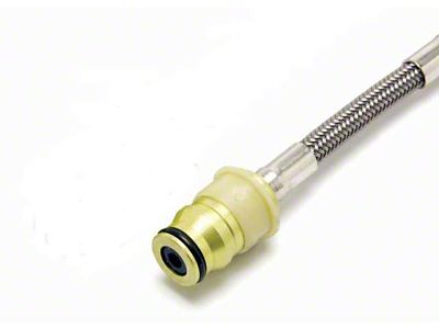 McLeod Steel Braided Qwik Disconnect Line 10in - Male To - 139204-10