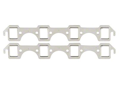 Mr. Gasket Exhaust Gasket; Rectangle Port Shape; Available While Supplies Last; - 4825G