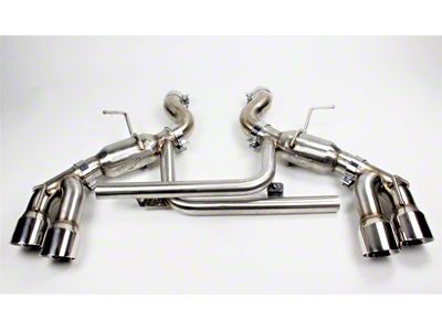 Mishimoto 2016+ Chevrolet Camaro SS Quad-Tip Pro Axle-Back Exhaust w/ - MMEXH-CAM8-16AQTPP