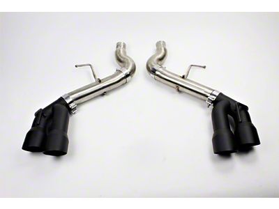 Mishimoto 2016+ Chevrolet Camaro SS Quad-Tip Race Axle-Back Exhaust w/ - MMEXH-CAM8-16AQTRBK