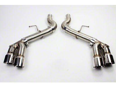 Mishimoto 2016+ Chevrolet Camaro Quad-Tip Race Axle-Back Exhaust w/ Polished - MMEXH-CAM8-16AQTRP