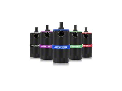 Mishimoto Universal Baffled Oil Catch Can - Black - MMBCC-UNI-BK
