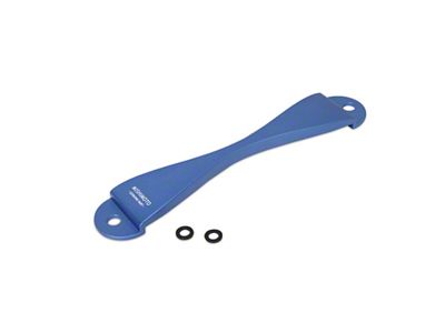 Mishimoto Subaru CNC Battery Tie-Down - Blue