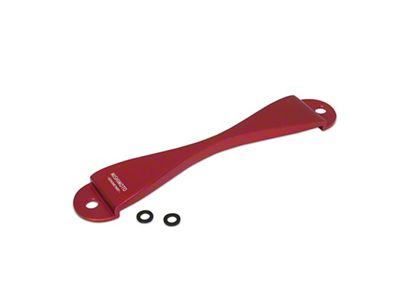 Mishimoto Subaru CNC Battery Tie-Down - Red