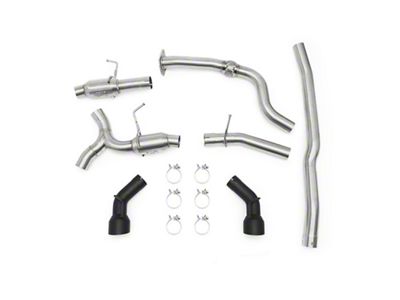 Mishimoto 2016+ Chevrolet Camaro 2.0T Dual Black Tip Cat-Back Exhaust - MMEXH-CAM4-16DTPBK