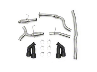 Mishimoto 2016+ Chevrolet Camaro 2.0T Quad Black Tip Cat-Back Exhaust - MMEXH-CAM4-16QTPBK