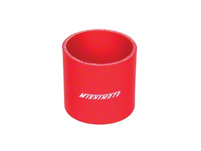Mishimoto 2.5 Inch Red Straight Coupler - MMCP-25SRD