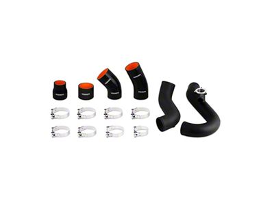 Mishimoto 2015 Ford Mustang EcoBoost 2.3L Intercooler Wrinkle Black Pipe - MMICP-MUS4-15WBK