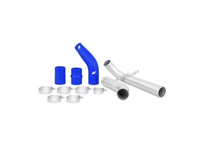 Mishimoto 08+ Mitsubishi Lancer Evolution X Blue Upper Intercooler Pipe - MMICP-EVO-10UBL