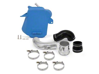 Mishimoto 2017+ Ford 6.7L Powerstroke Air-To-Water Intercooler - Micro-Wrinkle Blue - MMINT-F2D-17BL