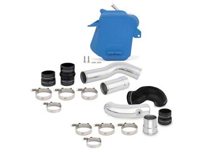 Mishimoto 11-16 Ford 6.7L Powerstroke Air-To-Water Intercooler Kit - Wrinkle - MMINT-F2D-11KBLP