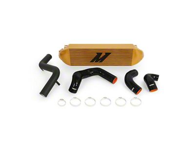 Mishimoto 2013+ Ford Focus ST Gold Intercooler w/ Black Pipes - MMINT-FOST-13KBGD