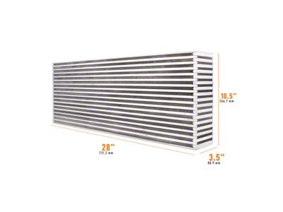 Mishimoto Universal Air-to-Air Intercooler Core - 28in / 10.5in / - MMUIC-01
