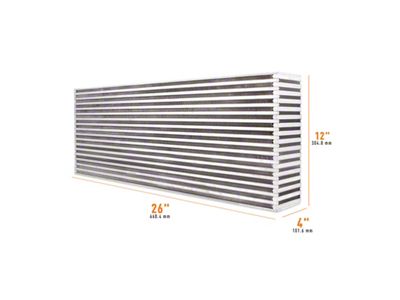 Mishimoto Universal Air-to-Air Intercooler Core - 26in / 12in / - MMUIC-03