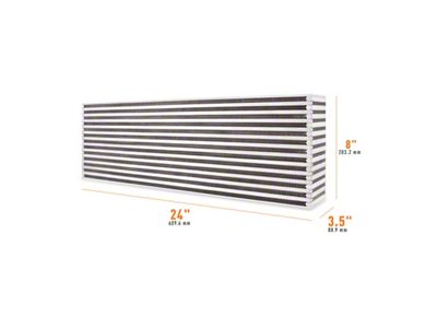 Mishimoto Universal Air-to-Air Intercooler Core - 24in / 8in / - MMUIC-05