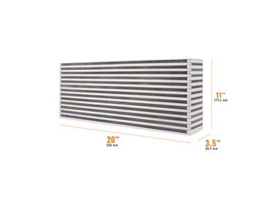 Mishimoto Universal Air-to-Air Intercooler Core - 20in / 11in / - MMUIC-13