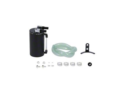 Mishimoto Large Aluminum Oil Catch Can - Wrinkle Black - MMOCC-LAWBK