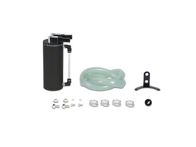 Mishimoto Small Aluminum Oil Catch Can - Wrinkle Black - MMOCC-SAWBK