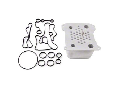 Mishimoto 08-10 Ford 6.4L Powerstroke Replacement Oil Cooler Kit - MMOC-F2D-08