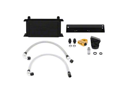 Mishimoto 10-11 Hyundai Gensis Coupe 3.8L Thermostatic Black Oil Cooler - MMOC-GEN6-10TBK