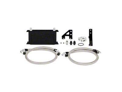 Mishimoto 15 Subaru STI Thermostatic Oil Cooler Kit - Black - MMOC-STI-15TBK