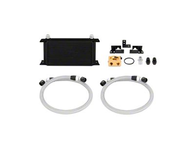 Mishimoto 2007-2011 Jeep Wrangler JK Oil Cooler Kit Thermostatic Black - MMOC-WRA-07TBK