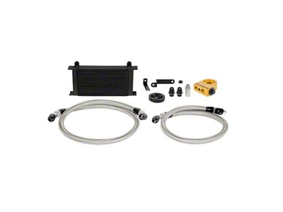 Mishimoto 08-14 Subaru WRX Thermostatic Oil Cooler Kit - Black - MMOC-WRX-08TBK