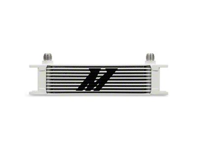 Mishimoto Universal 10 Row Oil Cooler - White - MMOC-10WT
