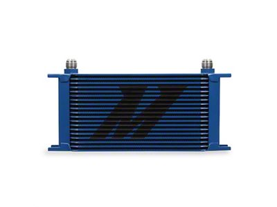 Mishimoto Universal 19 Row Oil Cooler - Blue - MMOC-19BL