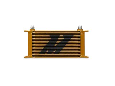 Mishimoto Universal 19 Row Oil Cooler - Gold - MMOC-19G