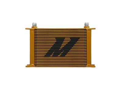 Mishimoto Universal 25-Row Oil Cooler - Gold - MMOC-25G