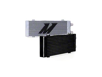 Mishimoto Universal Medium Bar and Plate Dual Pass Silver Oil - MMOC-DP-MSL