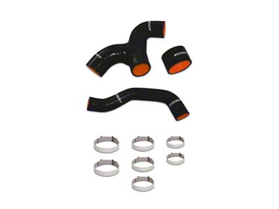 Mishimoto 02-05 Subaru WRX Black Silicone Intercooler Hoses - MMHOSE-SUB-INTBK