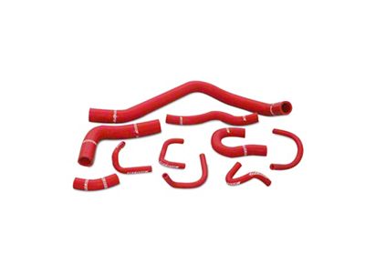 Mishimoto 88-91 Honda Civic Red Silicone Hose Kit - MMHOSE-CIV-88RD