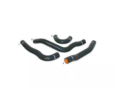 Mishimoto Mitsubishi EVO X Black Silicone Hose Kit - MMHOSE-EVO-10BK