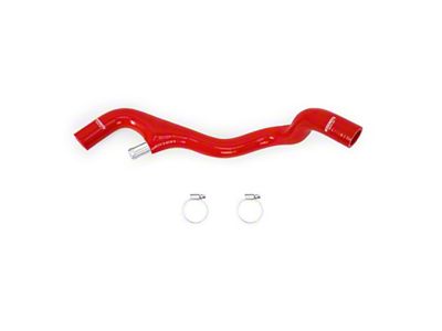 Mishimoto 05-07 Ford F-250/F-350 6.0L Powerstroke Lower Overflow Red Silicone - MMHOSE-F2D-05ERD