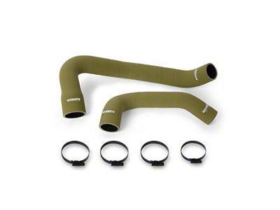 Mishimoto 97-06 Jeep Wrangler 6cyl Silicone Hose Kit Olive Drab - 97OD