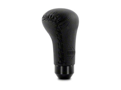 MOMO USA Anatomico Shift Knob - Black Leather; Black Stitching - ALBK1