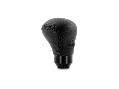 MOMO USA Anatomico Shift Knob - Black Leather; Black Stitching - ASBK1